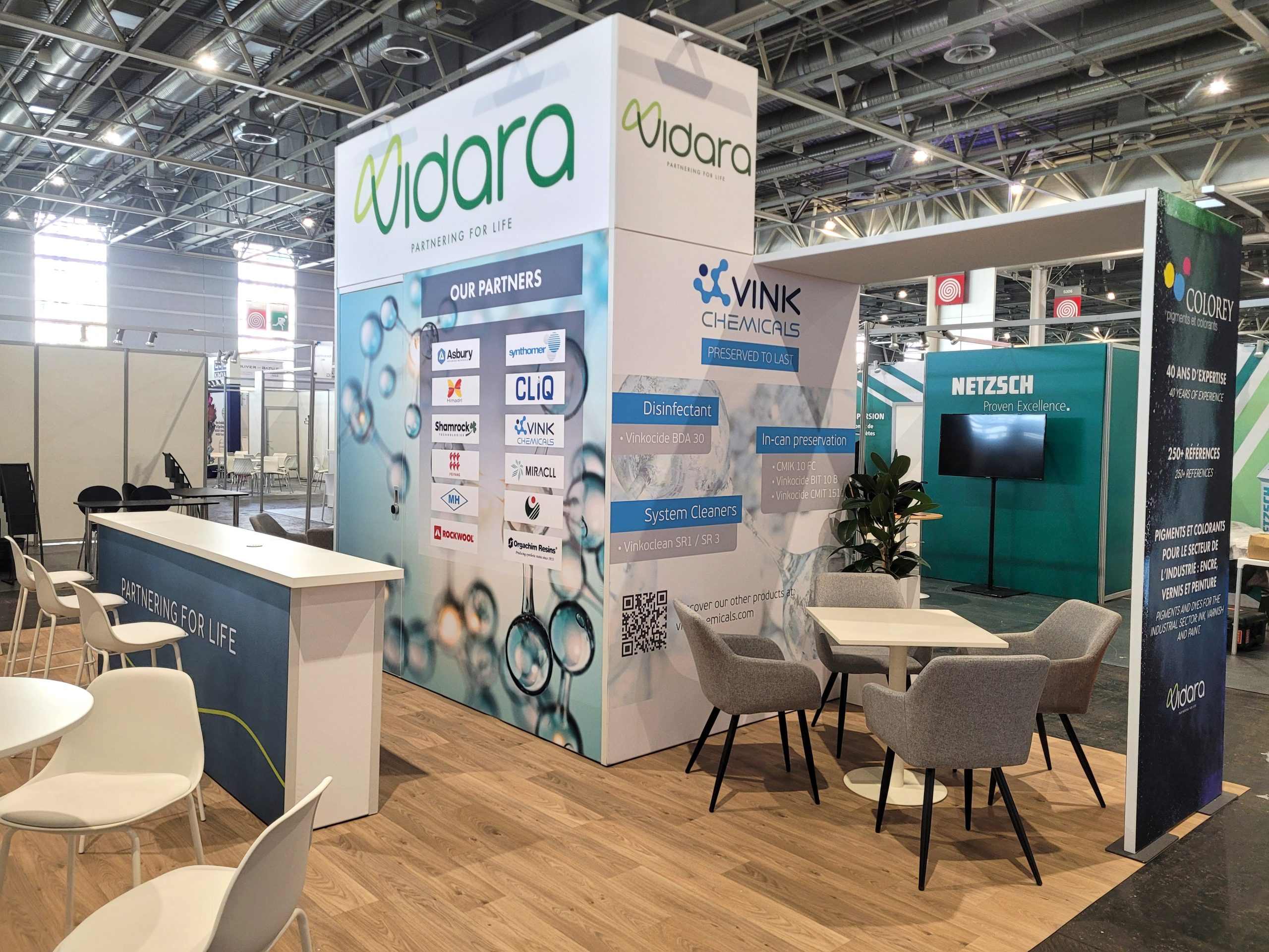 Stand ombrelle CARA Eurexpo